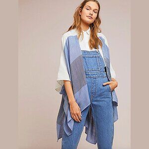 MERSEA “Always By The Sea” Wrap / Swim Cover-Up – Blue/Sand/Gray (OS) – NWOT 🐚✈